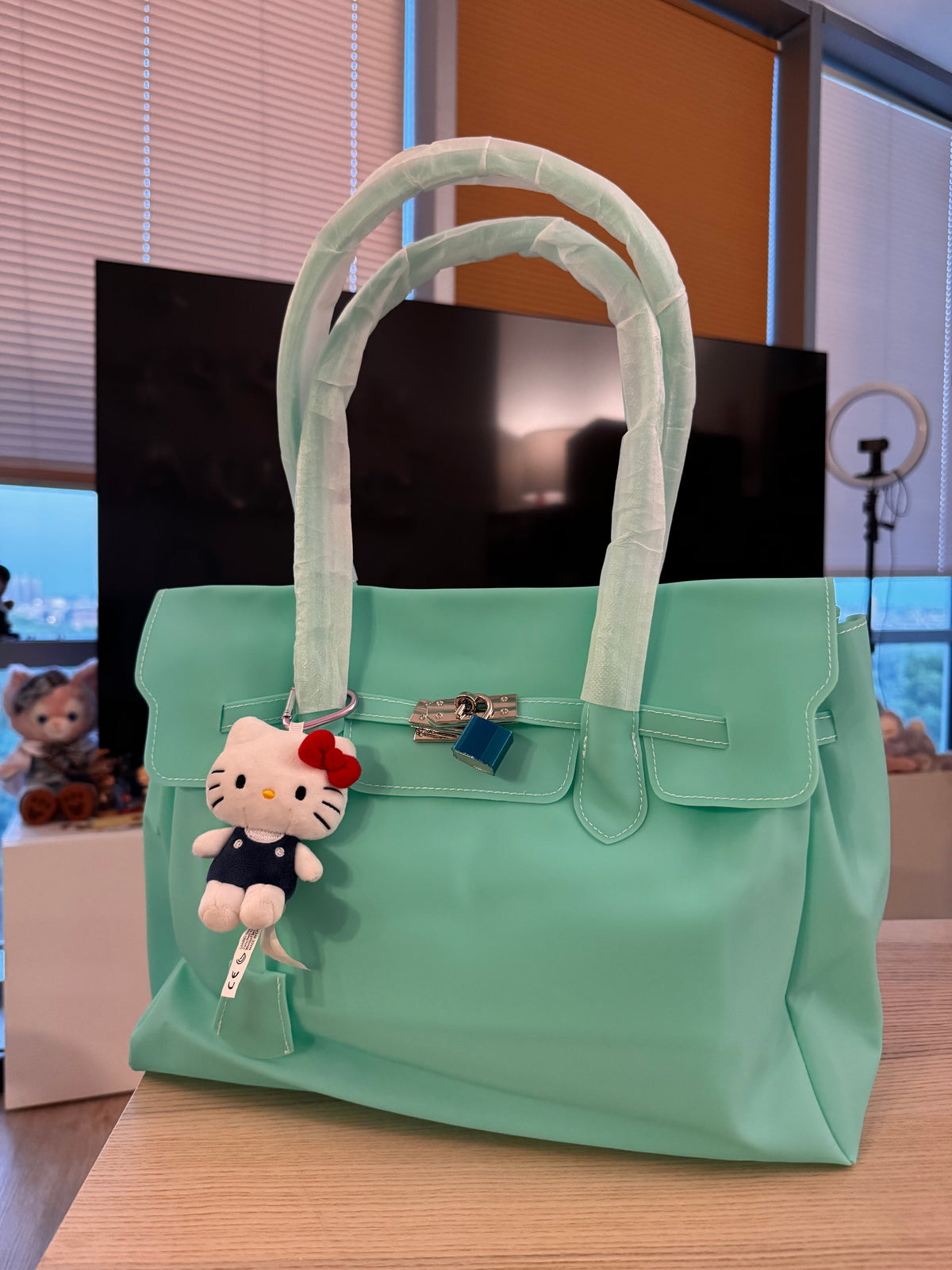 Classic Jelly Firkin Handbag | Clear PVC Handbag | Macaron Collection | US Seller