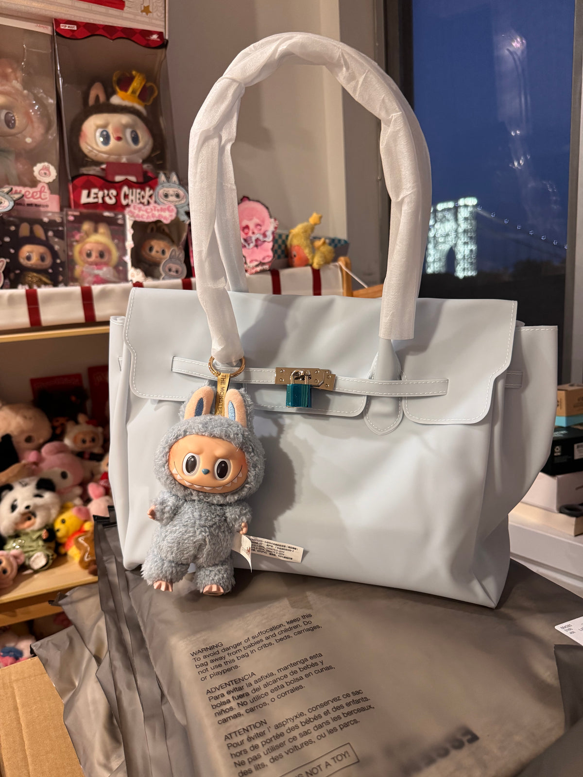 Classic Jelly Firkin Handbag | Clear PVC Handbag | Macaron Collection | US Seller